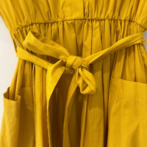 Zara yellow midi easy dress - Picture 6 of 9